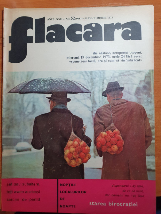 flacara 22 decembrie 1973-art. rastoaca vrancea,corina chiriac,cenaclul flacara