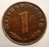 2.534 GERMANIA WWII 1 REICHSPFENNIG 1939 D, Europa, Bronz