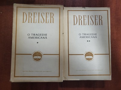 O tragedie americana vol.1 si 2 de Theodore Dreiser foto