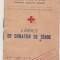 bnk div Carnet de donator de sange - Crucea Rosie RPR