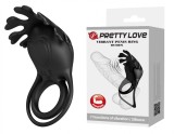 Inel Penis Ruben, 7 Moduri Vibratii Puternice, Silicon, USB, Negru