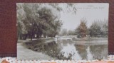 RPR - PITESTI - VEDERE DIN PARCUL VASILE ROAITA - CIRCULATA, TIMBRATA, 1964., Fotografie