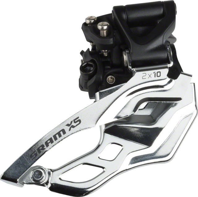 Schimbator Fata Sram X5 - 2x10v, &Atilde;&tilde;31.8/34.9 Jos, Tragere Jos Ultimate FactoryBikes