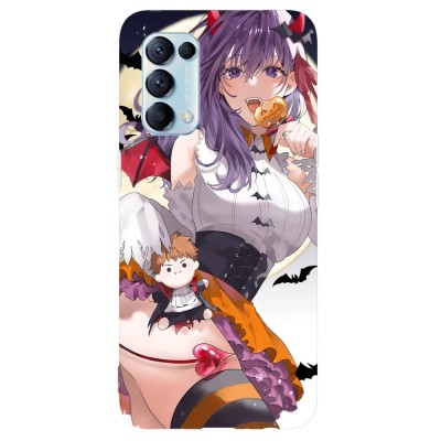 Husa compatibila cu Oppo A15s model Hallowen, Silicon, TPU, Viceversa foto