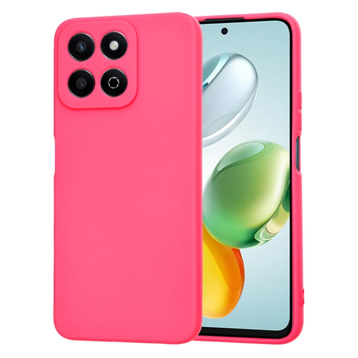 Husa silicon Honor 200 Smart Techsuit SoftFlex, fucsia