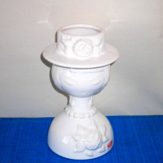 Vaza statueta ceramica emailata - design Martha Grunditz, Guldkroken Hjo Suedia