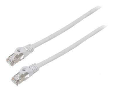 Cablaj Patch Cord F/UTP 6 litat CCA PVC gri 2m 26AWG foto