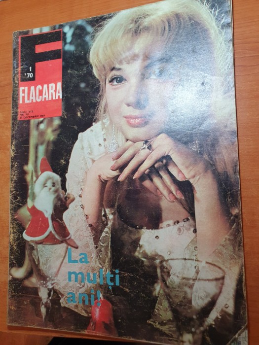 flacara 27 decembrie 1969-codlea brasov,moda anilor &#039;70,numar dublu de craciun