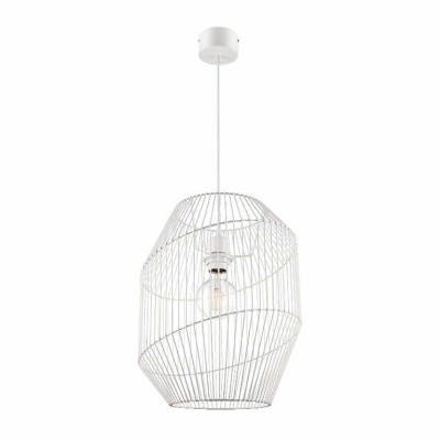 Pendul sfera GoodHome Tsolma, alb, 1xE27, cablu reglabil, design modern foto