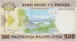Bancnota Rwanda 500 Franci 2019 - PNew UNC