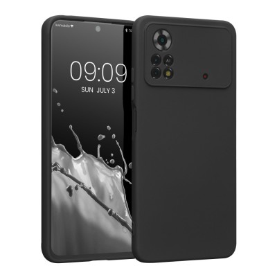 Husa Kwmobile pentru Xiaomi Poco X4 Pro 5G, Silicon, Negru, 57983.47 foto