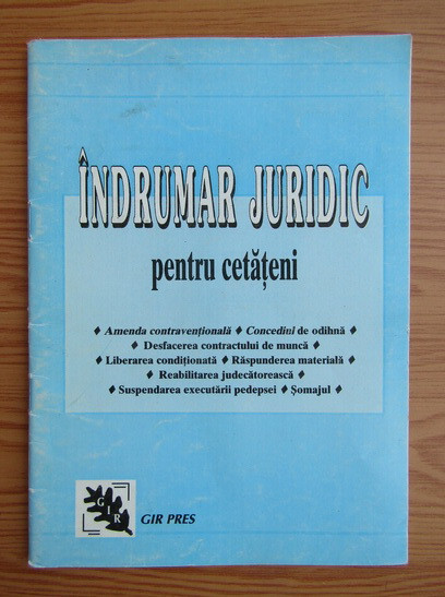 Indrumar juridic pentru cetateni