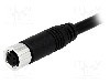 Conector M8, 4 pini, clasa etanseitate IP67, AMPHENOL - 8-04AFFM-SL7A01