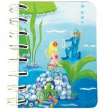 Cumpara ieftin Carnet cu spira Romantism acvatic, 7 x 10 cm, 75 foi veline