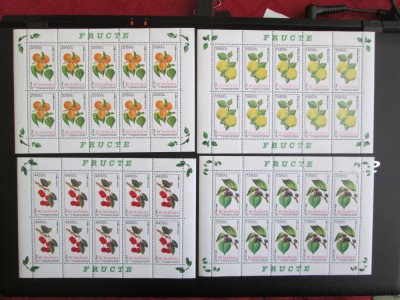 ROMANIA 2002 MINICOLI FRUCTE =MNH=63 foto