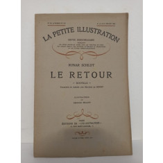 La Petite Illustration - Runar Schildt - Le Retour .No. 341, Roman No. 152, 16 Juillet 1927