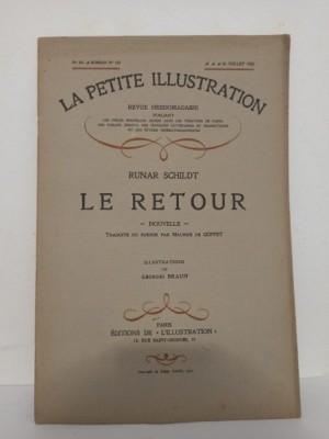 La Petite Illustration - Runar Schildt - Le Retour .No. 341, Roman No. 152, 16 Juillet 1927 foto