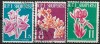 B0143 - Albania 1961 - Flora,serie 3v.stampilat-cto