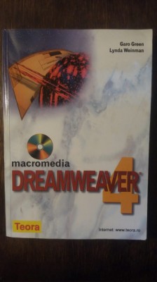 MACROMEDIA DREAMWEAVER 4- GARO GREEN foto