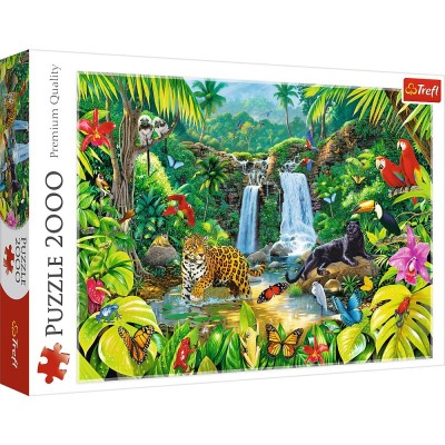 PUZZLE TREFL 2000 PADUREA TROPICALA foto