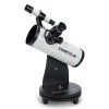 Telescop FirstScope Cometron Celestron, 76 mm, marire 140x, Negru/Alb