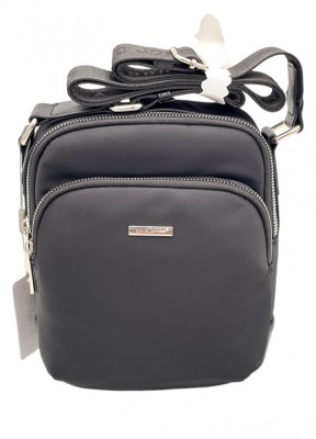 Borseta Barbati de umar David Jones din Material Textil Impermeabil, 22x17x7 cm foto