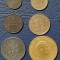 SV * Danemarca 1 - 2 - 5 - 25 ORE si 2 KRONER 1955 * Regele Frederik IX * AUNC