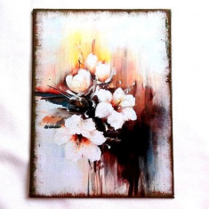 Flori albe de vara, tablou pe panza 36318
