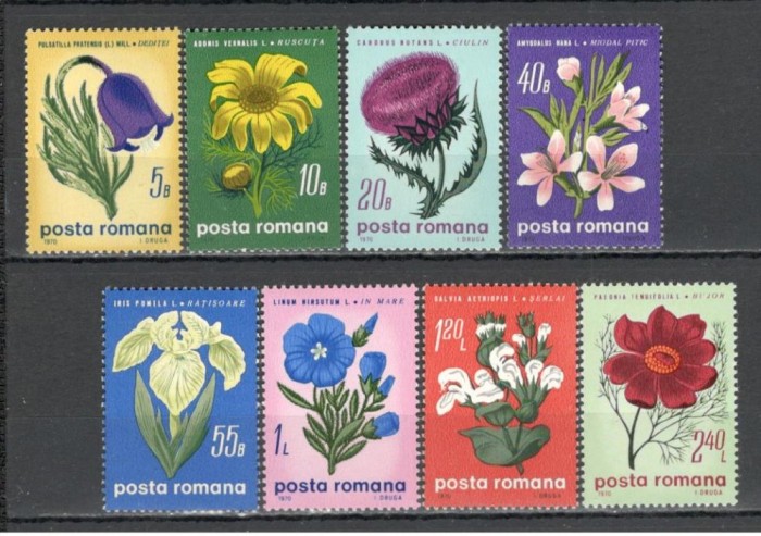 Romania.1970 Flori de stepa YR.446