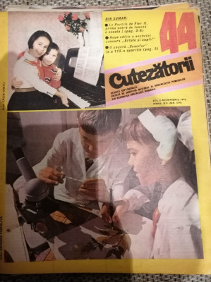 REVISTA CUTEZATORII ANUL XII (NR 579 ) 2 NOIEMBRIE 1978 N2 foto