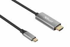 Adaptor Trust USB-C - HDMI 1.8m Black foto