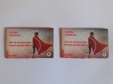 Cartela Prepay Vodafone sigilata (set de 2 buc)