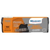 Saci menajeri Misavan 160l, 10 buc, negru