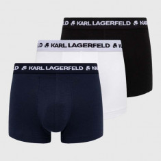 Karl Lagerfeld boxeri 3-pack barbati, culoarea negru