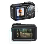 Set sticla protectie display si lentila Telesin, pentru camera DJI Osmo Action 4