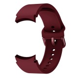 Cumpara ieftin Curea din silicon 20 mm, marca THD pentru Samsung Galaxy Watch 4 Classic 46 mm/42 mm si Samsung Galaxy Watch 4 44 mm/40 mm, culoarea visinie