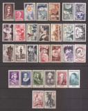 Franta 1955 - 20 serii, MNH, Nestampilat