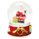 Decoratiune de Craciun, Alska, Glob de zapada cu Mos Craciun