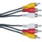 Cablu Audio 3 RCA-3 RCA , Premium Quality , Lungime 10 Metri