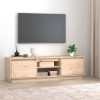 Comoda TV Gossi 140x35x40 cm Lemn Masiv Pin Natural Dulap Living