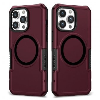Husa iPhone 15 Plus 6.7 Antishock Bordo
