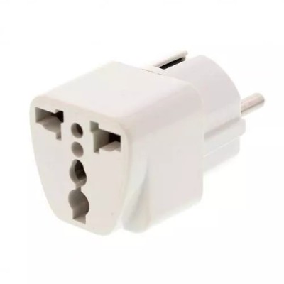 Adaptor universal la schuko 230V 16A alb foto