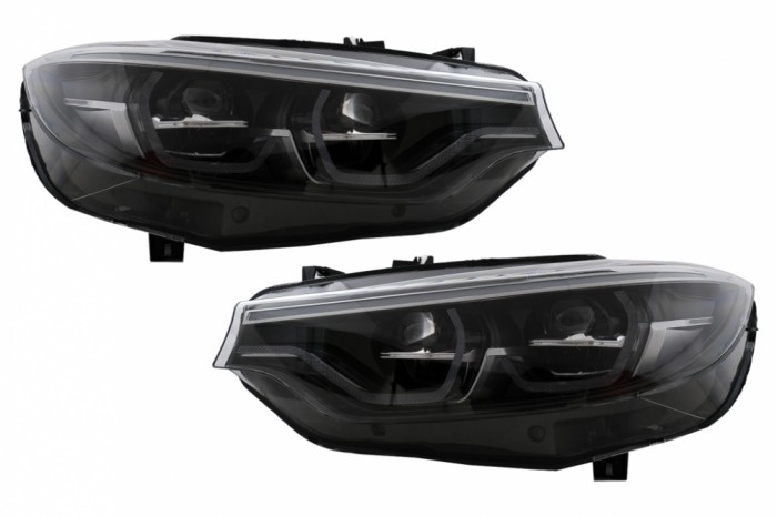 Faruri Full LED BMW 4 Series F32 F33 F36 (2013-2019) Conversie de la HID la LED Performance AutoTuning