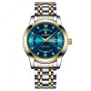 Ceas barbatesc Poedagar Cronograf Elegant Luxury Data Calendar Otel Argintiu
