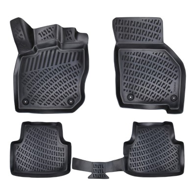 Covorase din cauciuc pentru Skoda Octavia IV (A8) 3D (2019-2022) - 5 pcs foto