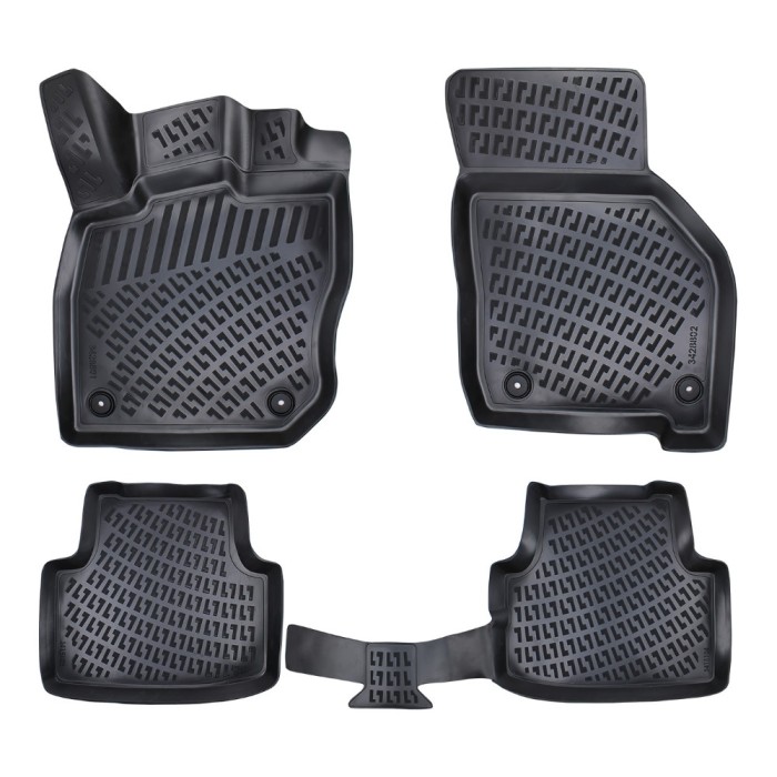 Covorase din cauciuc pentru Skoda Octavia IV (A8) 3D (2019-2022) - 5 pcs