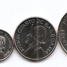 Panama Set 6 - 1, 5, 10, 25, 50 Centimos, 1 Balboa - 2017/18 - UNC !!!