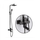 Coloana dus inox SUS304 negru HS007, Korman