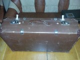 Geamantan Valiza Veche Ceaușistă Mare 74cm x 43cm x 20cm Voiaj