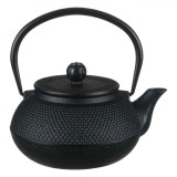 Ceainic Fonta, Model Dots, Culoare Negru, Capacitate 600 ml, Oem